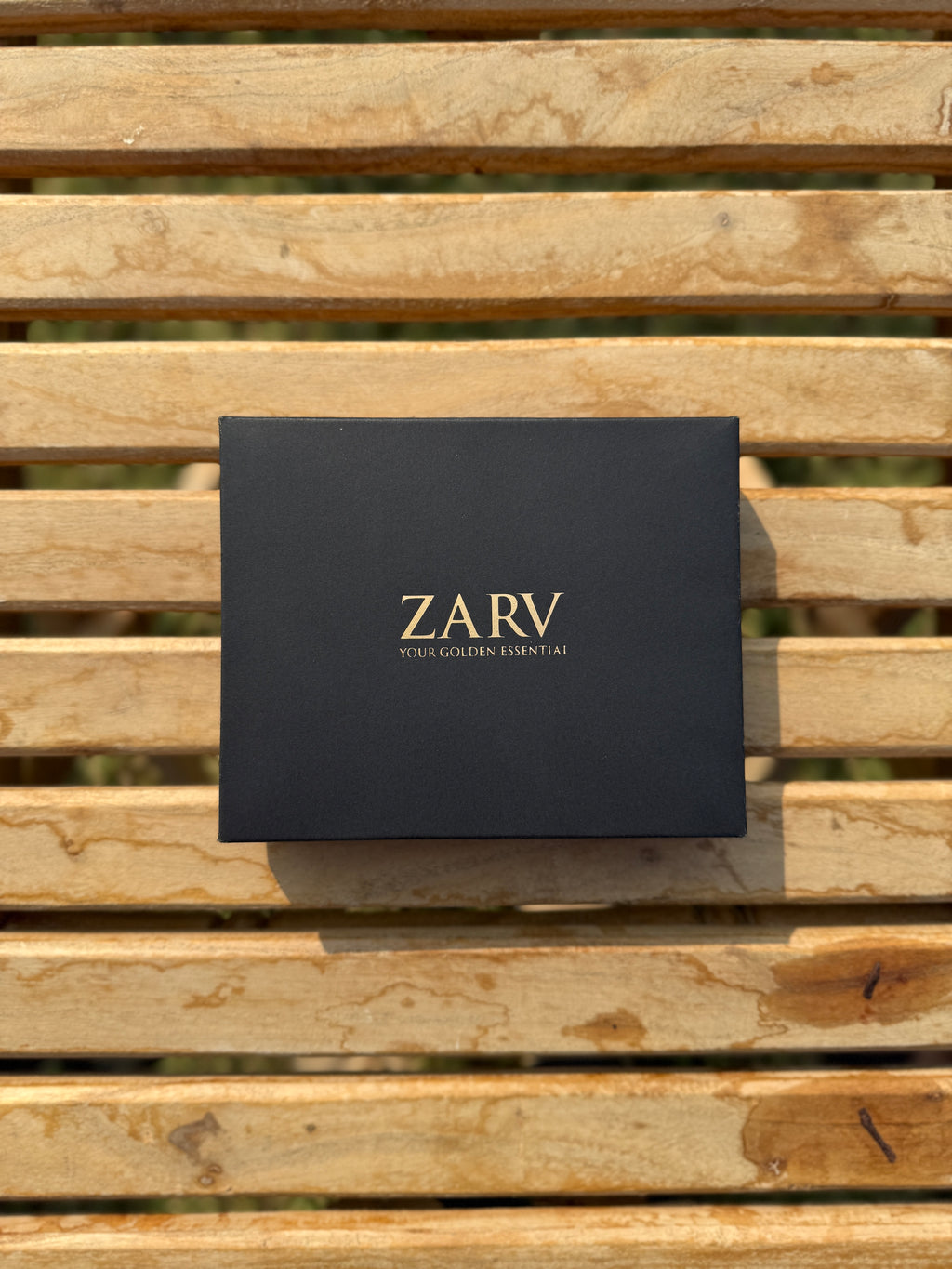 Zarv Zenith Black Minimalist Wallet – Full Grain Premium Leather