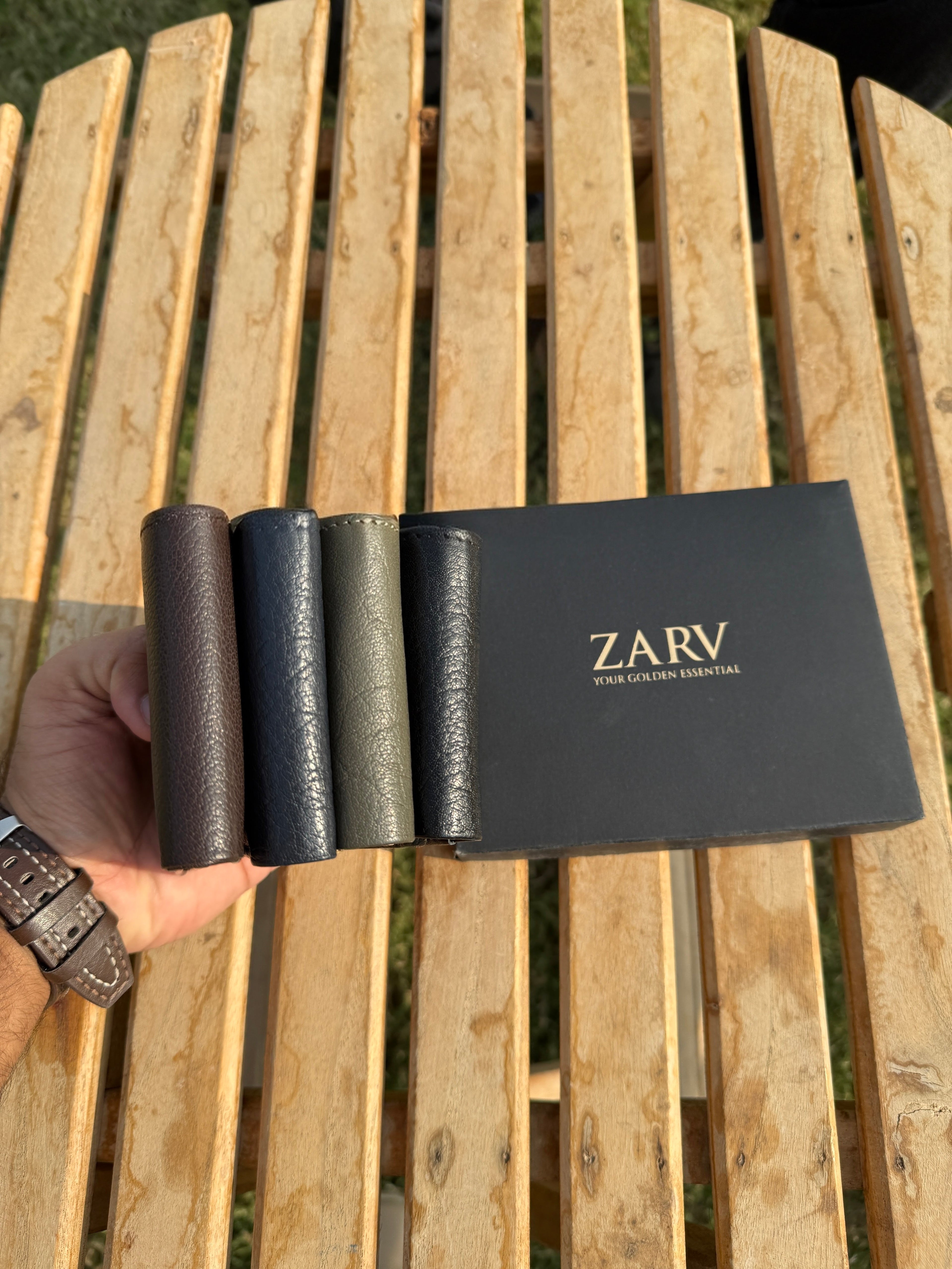 Vantage Maroon Leather Wallet | Luxury Soft Grain Slim Bifold | ZARV