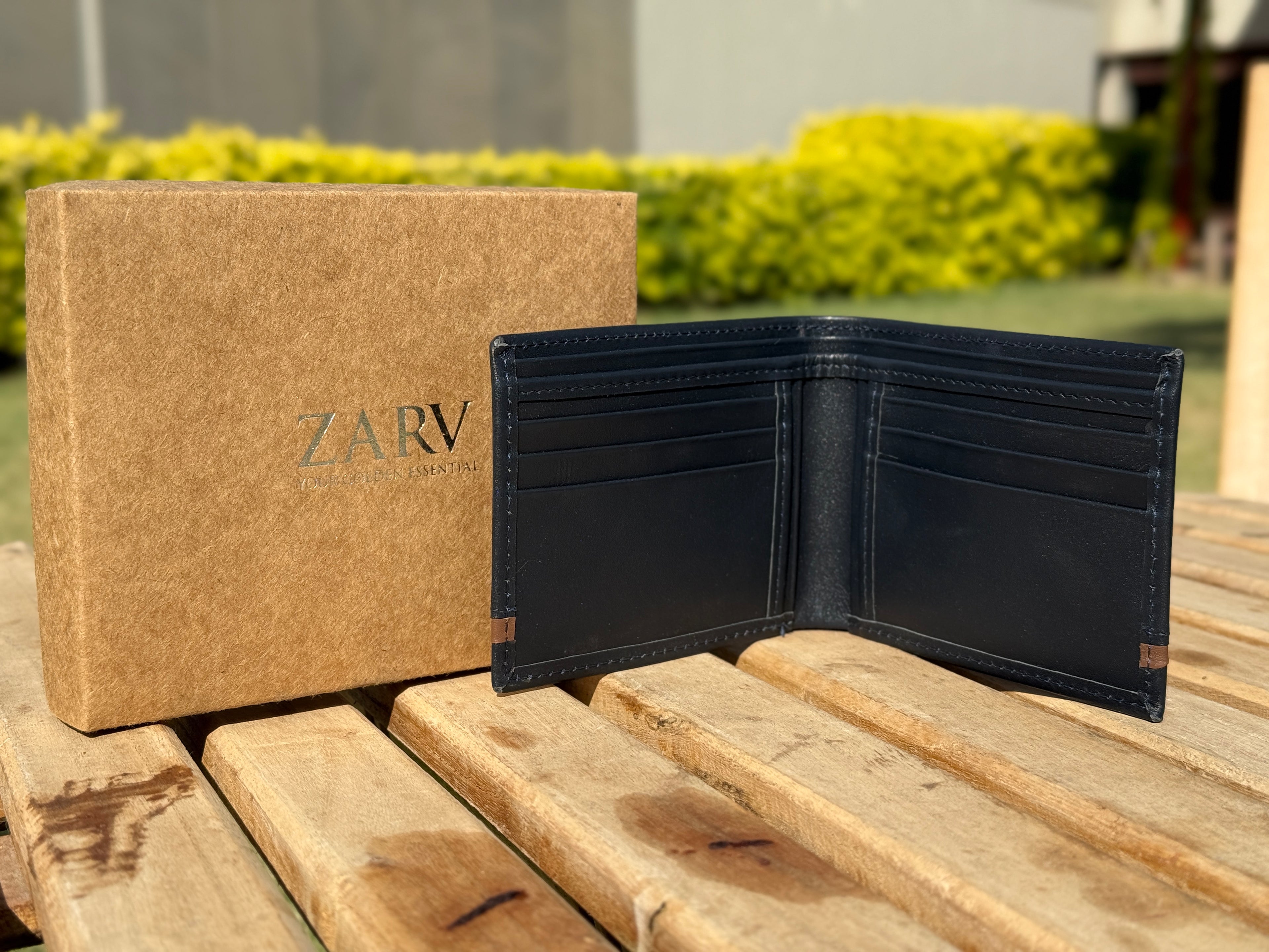Horizon Navy | Designer Blue Leather Wallet | Online Pakistan